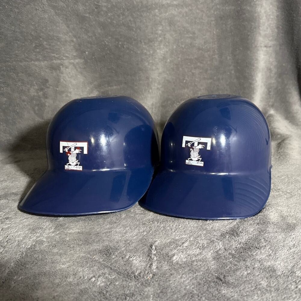 VTG Toledo Mud Hens Baseball "Helmet" Snack Bowl Plastic Muddy Mascot Lot of 2